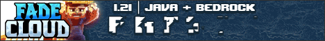 Minecraft server banner for Fadecloud