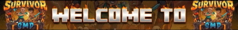 Minecraft server banner for SurvivorSMP