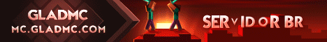 Minecraft server banner for GladMC