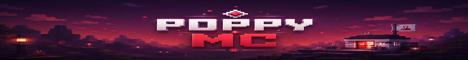 Minecraft server banner for PoppyMC