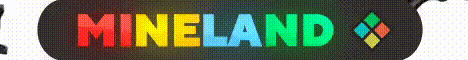Minecraft server banner for Mineland